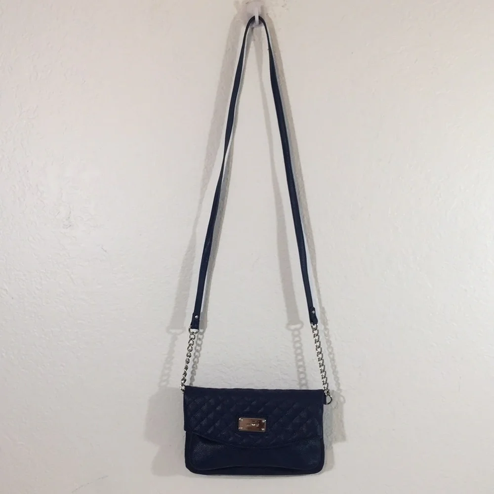 Nine West Pacific Blue Quilted Tunnel Crossbody - Picture 5 of 9